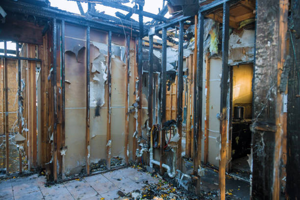 Professional Fire Damage Assessment technician working in Magnolia, OH